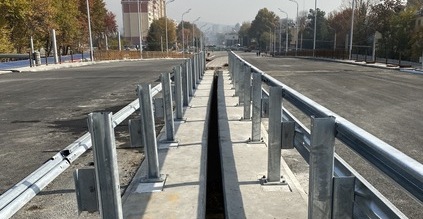 Поставка дорожного барьерного ограждения в Таджикистан г.Душанбе