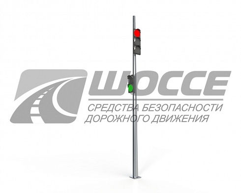 Светофорные колонки и опоры для светофоров транспортные и пешеходные