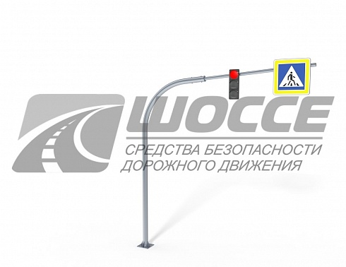 Г-образная опора СОД-Г 8,0-7,0 для светофоров и дорожных знаков